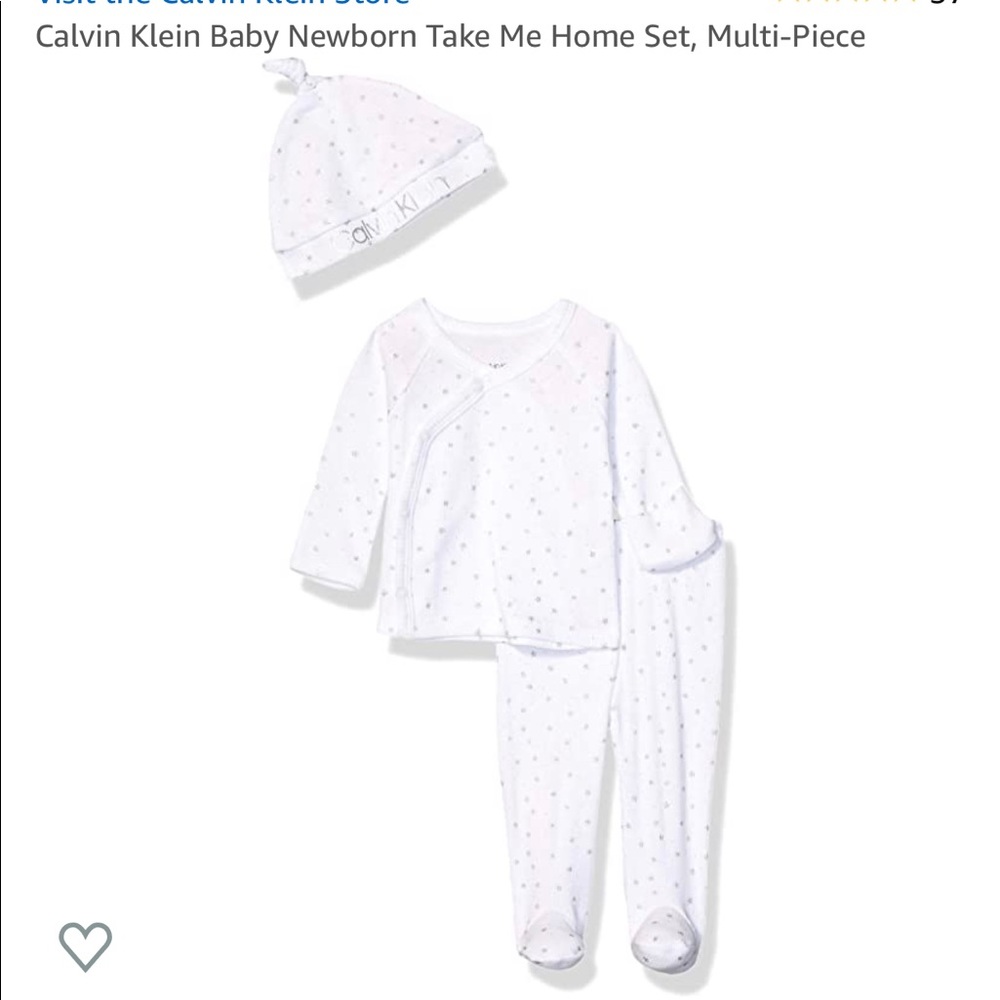 Calvin Klein Take me Home Set Newborn EUC